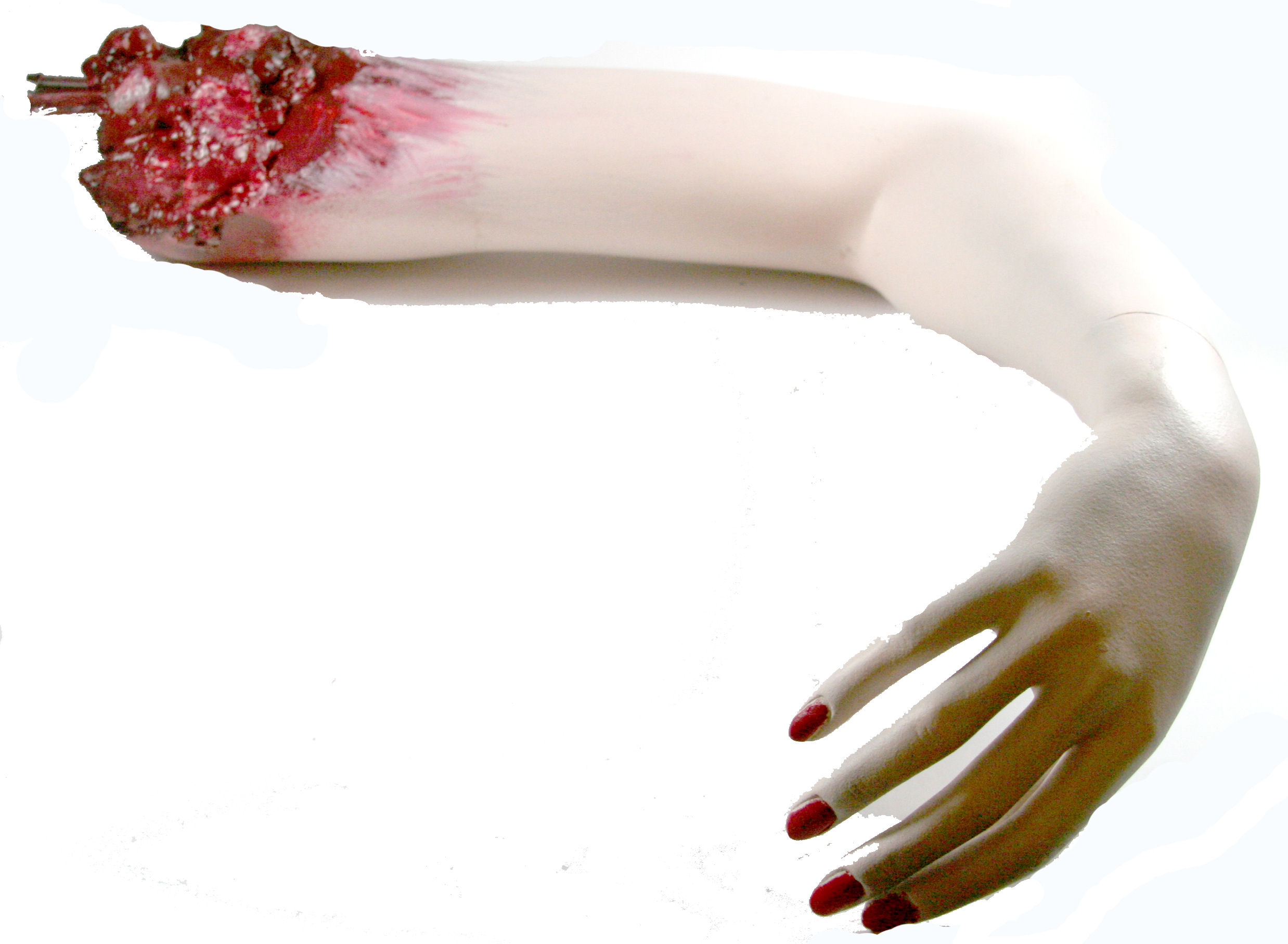 Deko Leichenteil "Arm dran" 